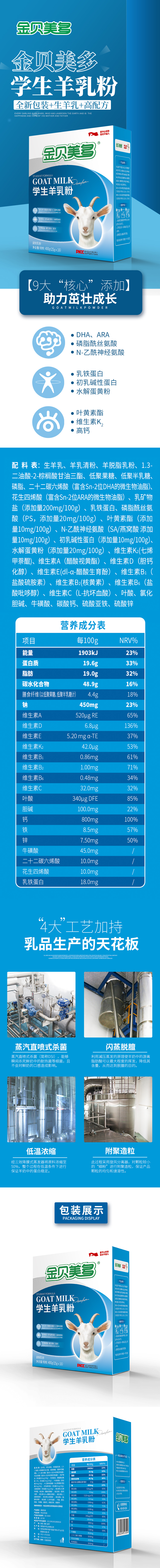 重磅|金貝美多系列全線(xiàn)產(chǎn)品重磅升級(jí)，新包裝+生羊乳+高配方，搶占市場(chǎng)新機(jī)遇！(圖3)